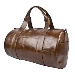 Кожаная дорожная сумка Faenza Premium brown Carlo Gattini