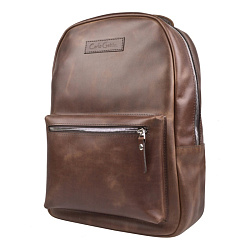 Женский кожаный рюкзак Albiate brown Carlo Gattini