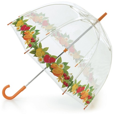 Зонт женский трость (Фрукты) Fulton