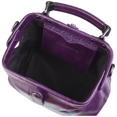 Женская сумка с росписью, фиолетовая Alexander TS