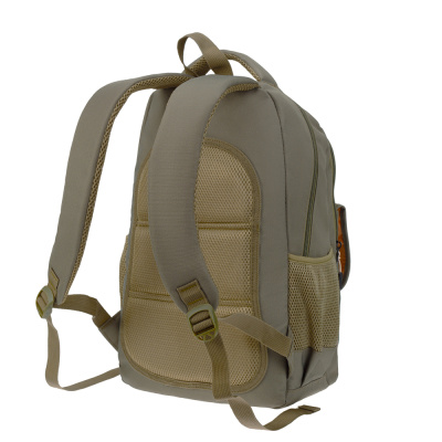 Рюкзак TORBER CLASS X, темно-зеленый с орнаментом "Листья"