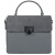 Классическая женская сумка среднего размера BRIALDI Agata (Агата) relief grey