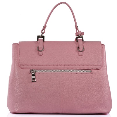 Женская сумка, бледно-розовая. Натуральная кожа Pola
