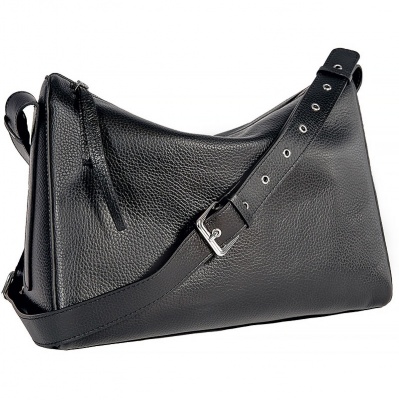 Вместительная женская сумка BRIALDI Fiona (Фиона) relief black