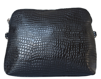 Кожаная женская сумка Asolo black Carlo Gattini