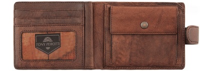 Мужской кошелек, коричневый Tony Perotti