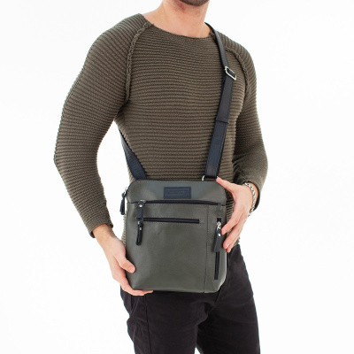 Мужская сумка через плечо Elm Green/Black Lakestone