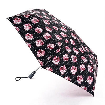 Зонт женский автомат (Розовые розы) Fulton