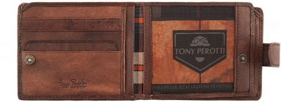 Мужской кошелек, коричневый Tony Perotti