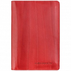 Обложка для паспорта, красная Alexander TS