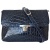 Кожаная женская сумка Fiesco dark blue Carlo Gattini