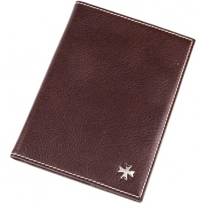 Обложка для паспорта, коричневая Narvin (Vasheron)