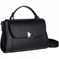 Элегантная сумочка mini-размера BRIALDI Laura (Лаура) saffiano black