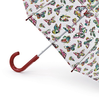 Зонт женский трость (Бабочки) Fulton
