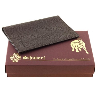 Обложка для паспорта, коричневая Schubert