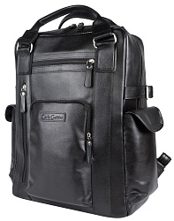 Кожаный рюкзак Corruda black Carlo Gattini