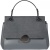 Классическая женская сумка MINI-формата BRIALDI Thea (Тея) relief grey