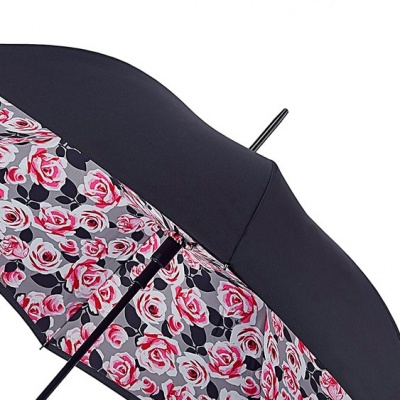 Зонт женский трость автомат (Розы) Fulton
