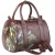 Женская сумка-саквояж с росписью, коньяк Alexander TS
