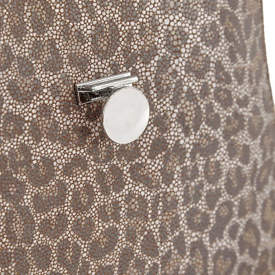Классическая женская сумка среднего размера BRIALDI Agata (Агата) velour leopard
