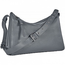 Вместительная женская сумка BRIALDI Fiona (Фиона) relief grey