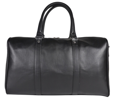 Кожаная дорожная сумка Brusson black Carlo Gattini