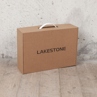 Кожаная деловая сумка для ноутбука Halston Black Lakestone