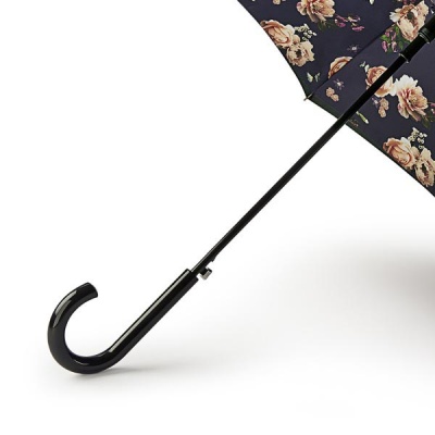 Зонт женский трость автомат (Полночь цветения) Fulton