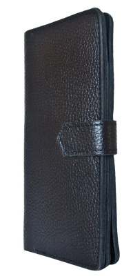 Кожаное портмоне, черное Carlo Gattini