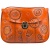 Женская сумка-клатч с росписью, оранжевая Alexander TS