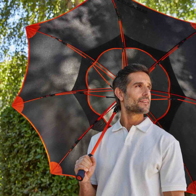 Зонт мужской гольфер (Черный) Fulton