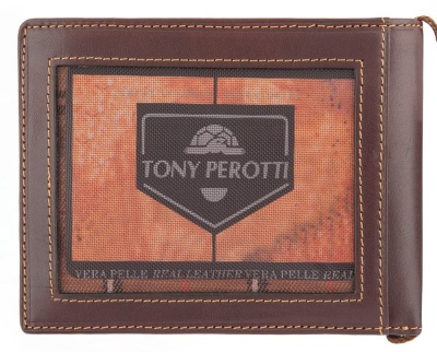 Мужской кошелёк туриста, коричневый Tony Perotti
