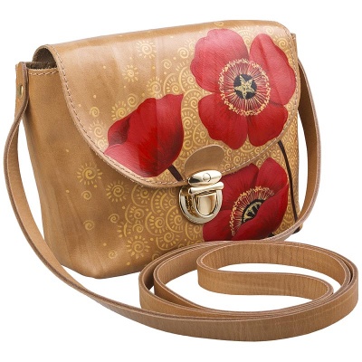 Женская сумка-клатч с росписью, бежевая Alexander TS