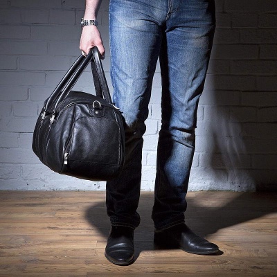 Дорожно-спортивная сумка Modena (Модена) black Brialdi