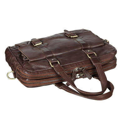 Бизнес сумка, коричневая Gianni Conti