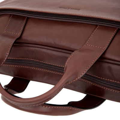 Бизнес-сумка, тёмно-коричневая Gianni Conti