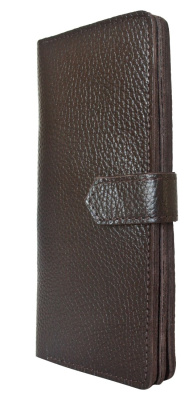Кожаное портмоне, коричневое Carlo Gattini