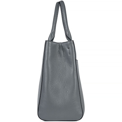 Классическая женская сумка BRIALDI Greta (Грета) relief grey