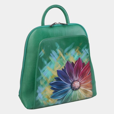 Женский рюкзак с росписью, зеленый Alexander TS