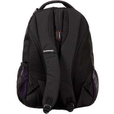 Рюкзак школьный School, черный/пурпурный Wenger