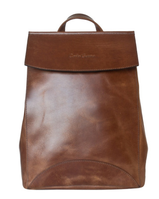 Женская сумка-рюкзак Antessio cognac Carlo Gattini