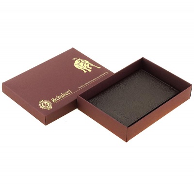 Обложка для паспорта с отделениями для карт, коричневая Schubert