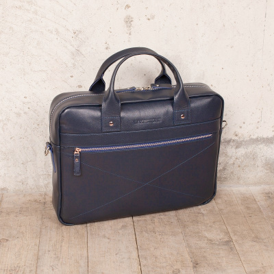 Деловая сумка Bartley Dark Blue для ноутбука Lakestone